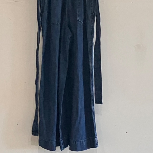 Gap denim short sleeve jumpsuit - Picture 2 of 11